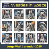 Westies in Space 2025 Calendar