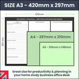 A3 Desk Pad Black