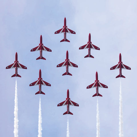 Red Arrows Print 2101
