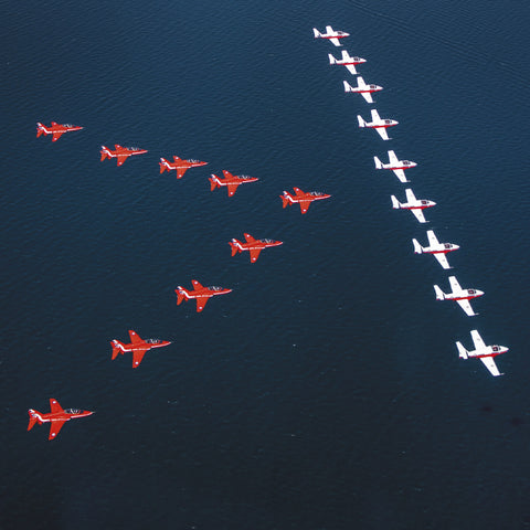 Red Arrows Print 2103