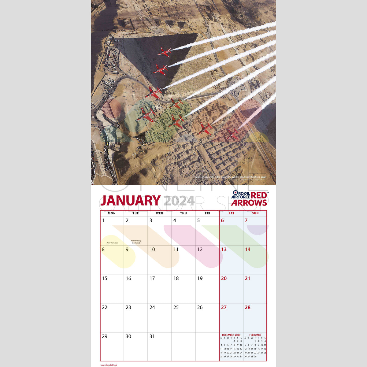 OFFICIAL RED ARROWS 2024 CALENDAR Online Calendar Shop