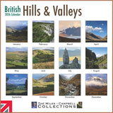 British Hills & Valleys 2026 Calendar by Archie Miles & Laurie Campbell