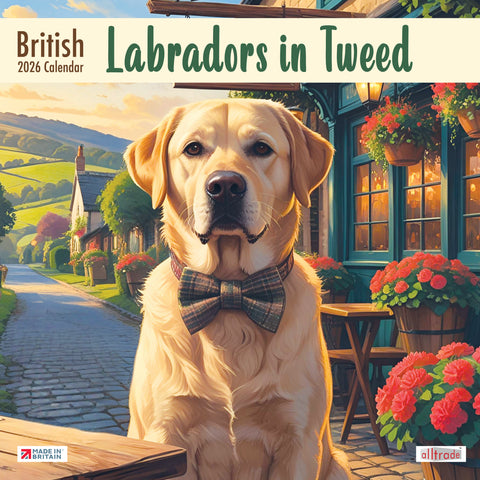 2026 Labradors in Tweed Calendar