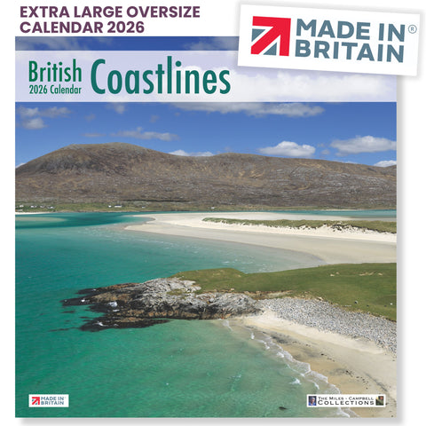 British Coastlines 2026 Calendar by Archie Miles & Laurie Campbell