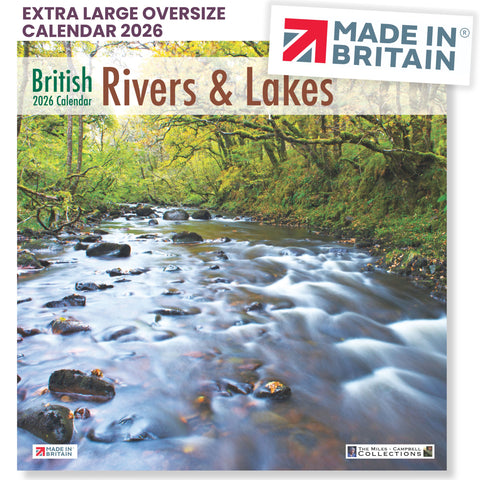 British Rivers & Lakes 2026 Calendar by Archie Miles & Laurie Campbell