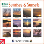 British Sunrises & Sunsets 2026 Calendar by Archie Miles & Laurie Campbell