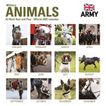 OFFICIAL ARMY ANIMALS  2025 CALENDAR