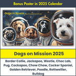 Dogs in Space 2025 Calendar