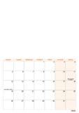 Personalised calendar