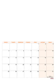Personalised calendar