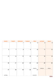 Personalised calendar