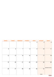 Personalised calendar