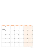 Personalised calendar