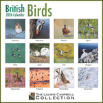 British Birds 2026 Calendar by Laurie Campbell