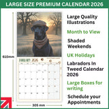 2026 Labradors in Tweed Calendar