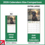 2026 Labradors in Tweed Calendar