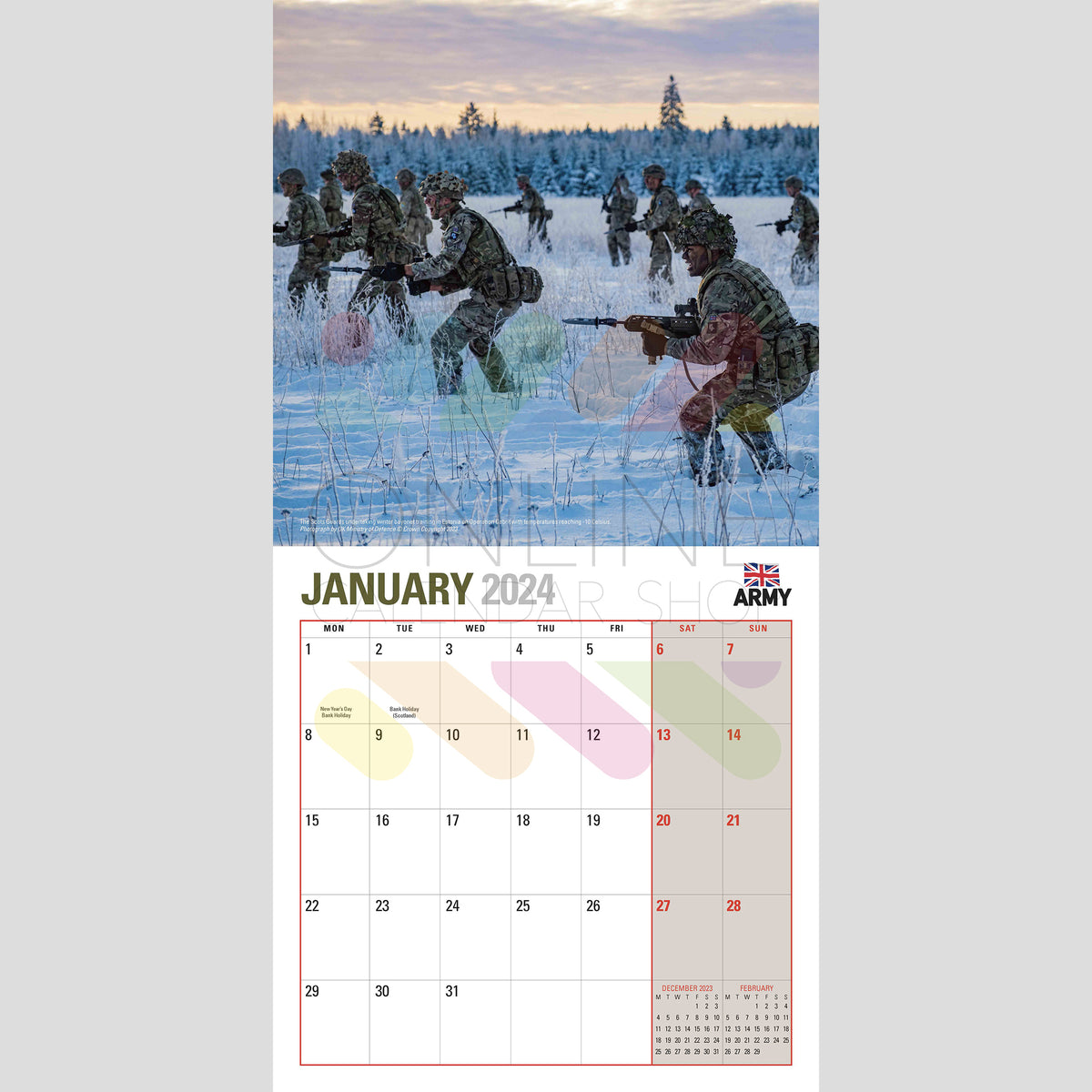 OFFICIAL ARMY CALENDAR 2024 Online Calendar Shop