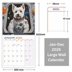 Westies in Space 2025 Calendar