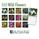 British Wild Flowers 2025 Calendar by Archie Miles