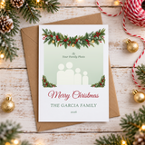 Personalized Family Photo Christmas Card