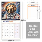 Labradors in Space 2025 Calendar